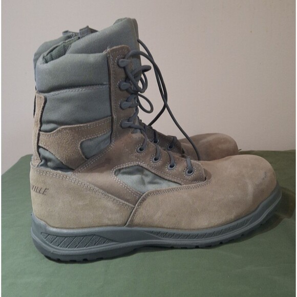 Belleville 610ZST Boots Men's 13R Olive Steel Toe Military Hot Weather Military - Picture 4 of 9